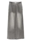 B+ab Drawstring Elasticated Band Trousers In Gray