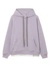 B+ab Drawstring Pocket Hoodie In Purple