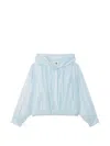 B+ab Drawstring-hood Lightweight Jacket In Blue