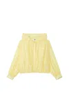 B+ab Drawstring-hood Lightweight Jacket In Yellow