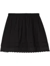 B+ab Rock Mit Besticktem Saum In Schwarz