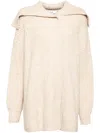 B+ab Exaggerated Collar Cardigan In 中性色