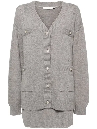B+ab Faux-pearl Knitted Set In Grey