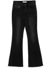 B+ab Flared Denim Jeans In Black