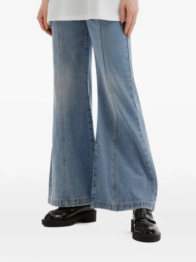 B+ab Flared Jeans In Blue