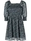 B+ab Floral-print Dress In Black