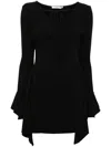 B+ab Gathered Dress In Black