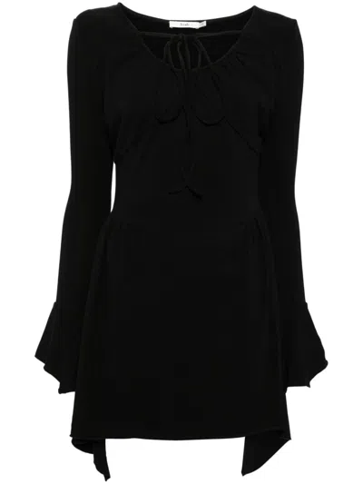 B+ab Gathered Dress In Black