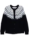 B+ab Button-up Cardigan In Blau