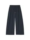 B+ab Gingham-check Drawstring Trousers In Blue