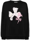 B+ab Graphic-print Sweatshirt In 黑色