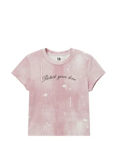 B+ab Graphic-print T-shirt In Pink