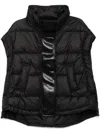 B+ab High-low Padded Gilet In Black