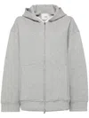 B+ab Hood Zip-up Jacket In Grey