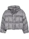 B+ab Hooded Puffer Jacket In Grey