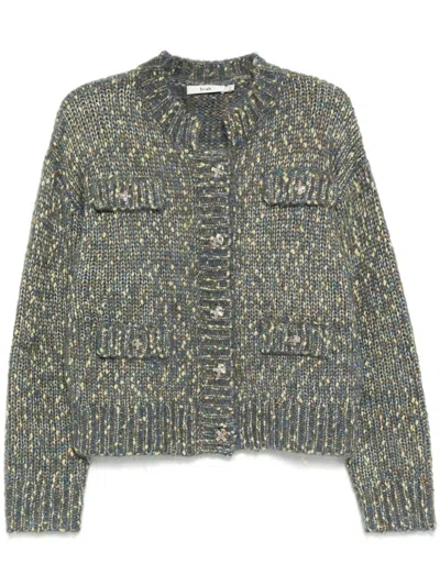 B+ab Knit Cardigan In Blue