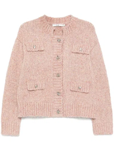 B+ab Knit Cardigan In Pink