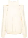 B+ab Layered Sweater In Neutrals