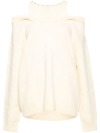 B+ab Layered Sweater In Neutrals