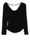 B+ab Layered T-shirt In Black