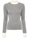 B+ab Layered Top In Grey