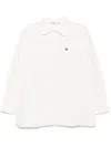 B+ab Logo-embroidered Long-sleeves Shirt In White