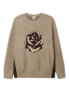 B+ab Logo-intarsia Sweater In Brown