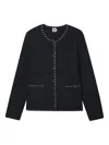 B+ab Long-sleeve Cardigan In Black