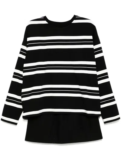 B+ab Matching Two-piece Set In Black