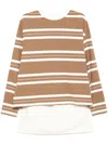 B+ab Matching Two-piece Set In Brown