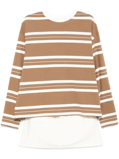 B+ab Matching Two-piece Set In Brown