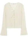 B+ab Open-knit Top In Neutrals