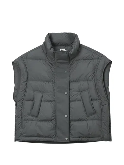 B+ab Padded Sleeveless Jacket In Gray