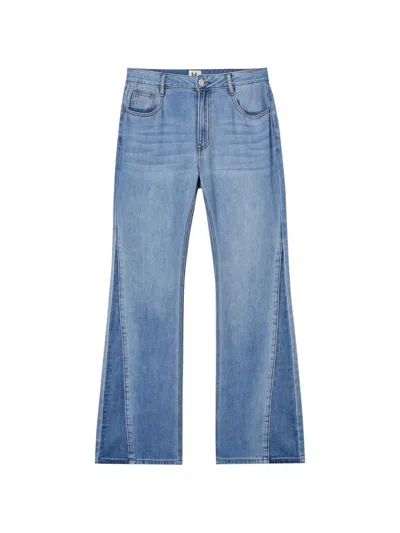 B+ab Panelled Jeans In Blue