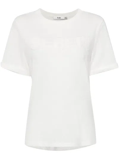 B+ab Patch-detail Jersey T-shirt In 白色