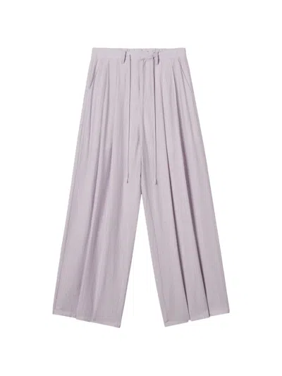 B+ab Plated Trousers In Pink
