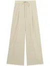 B+ab Pleat-detail Wide-leg Trousers In Neutrals