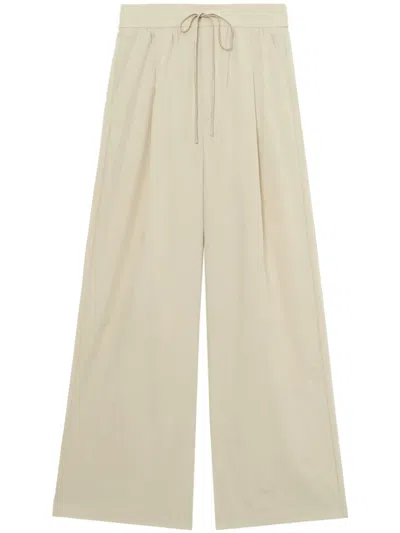 B+ab Pleat-detail Wide-leg Trousers In Neutrals