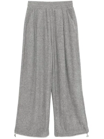 B+ab Pleated Sweatpants In Gray