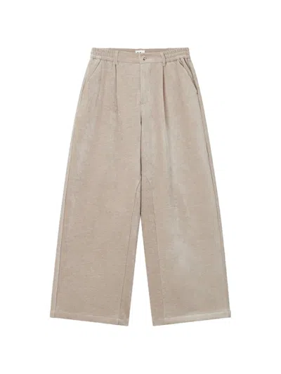 B+ab Pleated Wide-leg Trousers In Brown