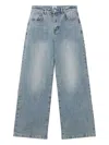 B+ab Pocket Denim Jeans In Blue