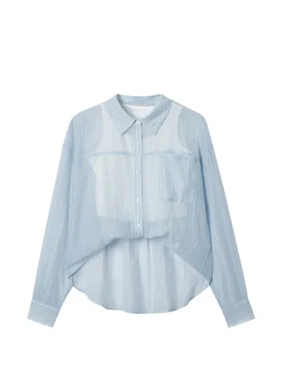 B+ab Pocket-detail Shirt In Blue