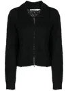 B+ab Pointed-flat Collar Zip-up Jacket In Black