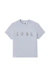 B+ab Print T-shirt In Gray