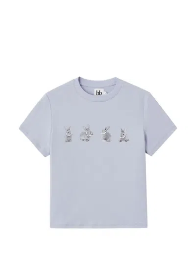 B+ab Print T-shirt In Purple