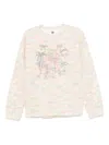 B+ab Printed Jumper In Neutral