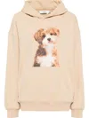 B+ab Puppy-print Hoodie In Neutrals