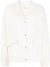 B+ab Quilted Oversized Jacket In White