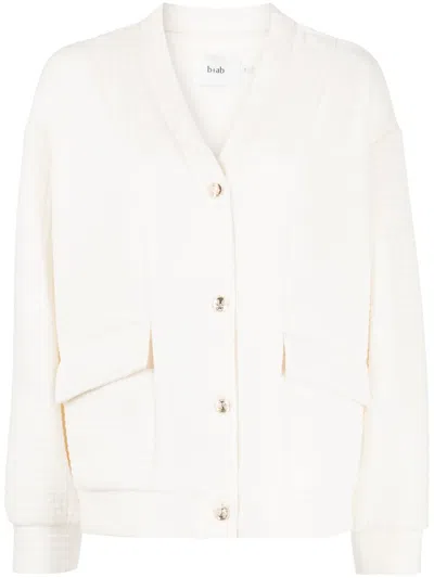 B+ab Quilted Oversized Jacket In White
