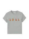 B+ab Rabbit-graphic T-shirt In Gray